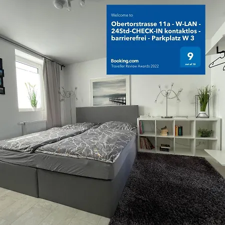 Barrierefrei - 24Std-Check-In Kontaktlos - Kingsize Bed - W-Lan - Parkplatz W 3 Bueckeburg Exterior photo